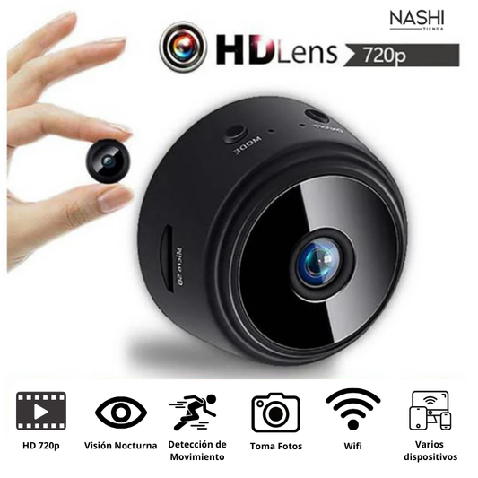 Cámara Espía WiFi 720p – Invisible, Potente y con Visión Nocturna